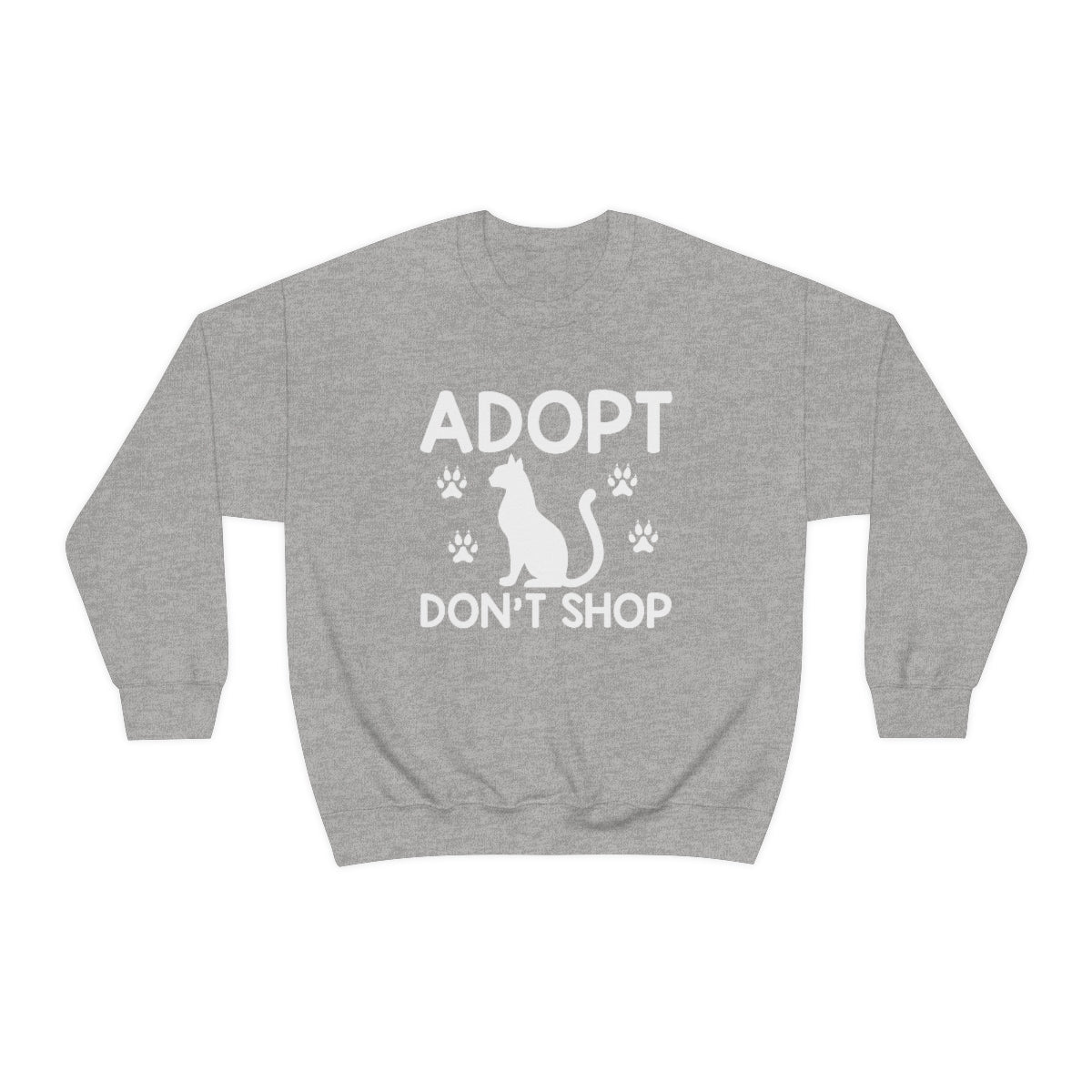 Adopt Don't Shop Animal Rescue Advocate Unisex Crew Sweatshirt