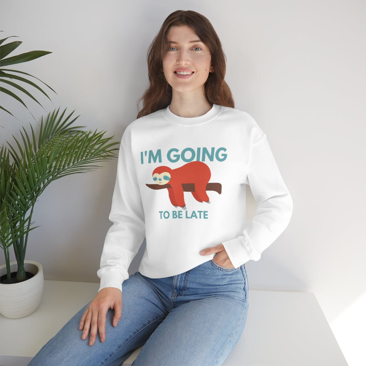 I'm Going to be Late Unisex Crew Sweatshirt