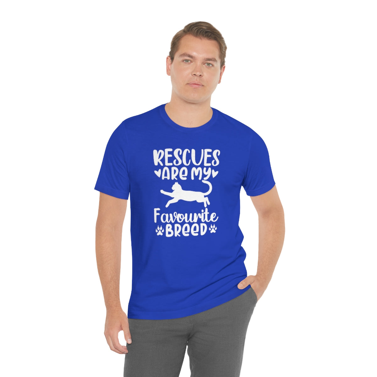 Rescues are My Favourite Breed Unisex Jersey Short Sleeve T-shirt