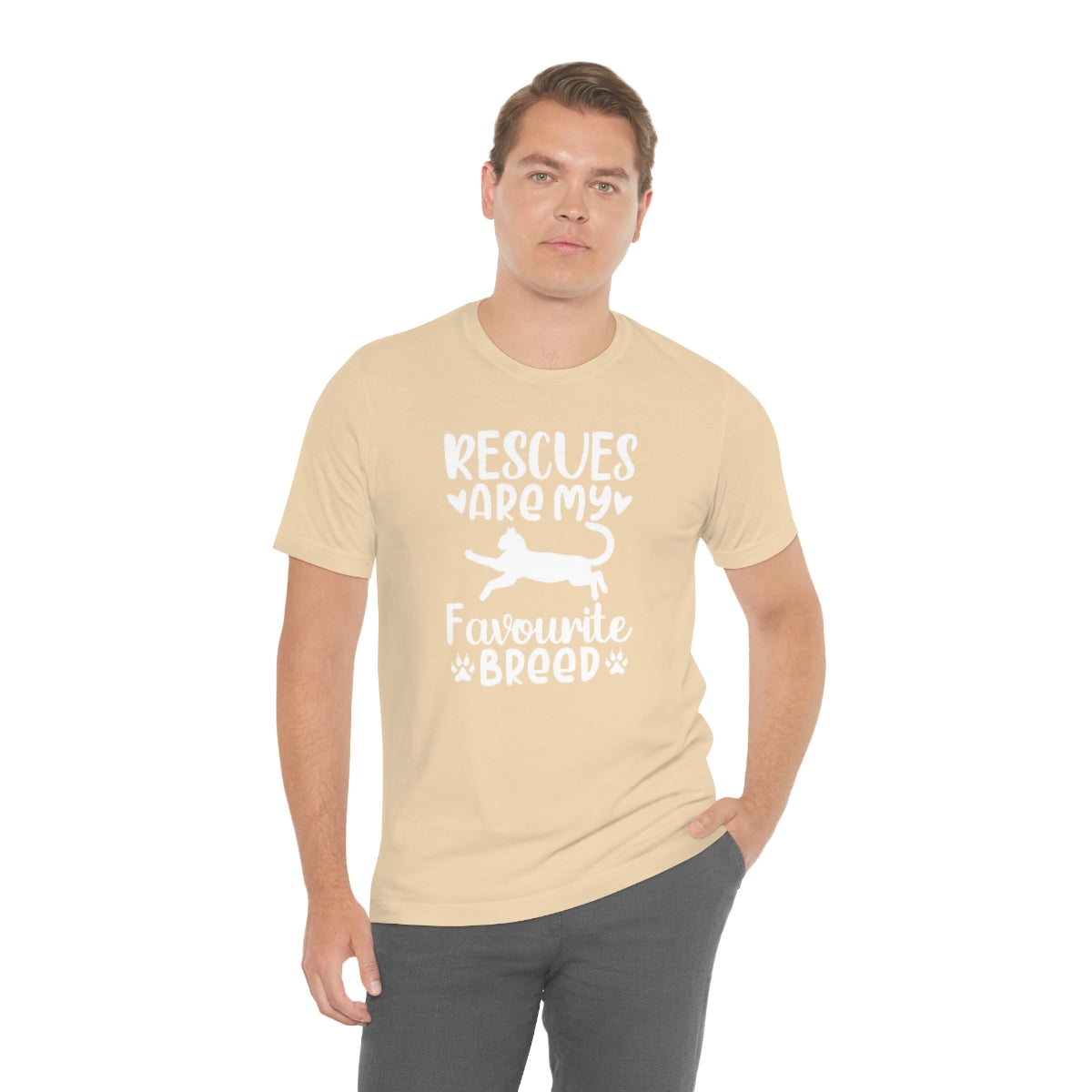 Rescues are My Favourite Breed Unisex Jersey Short Sleeve T-shirt