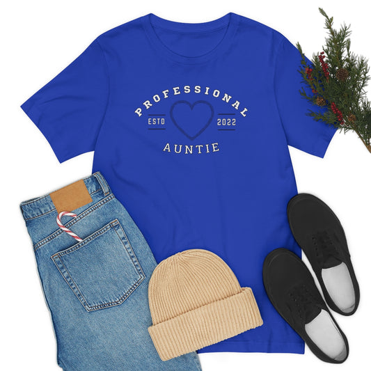 Professional Auntie Unisex Jersey Short Sleeve T-Shirt