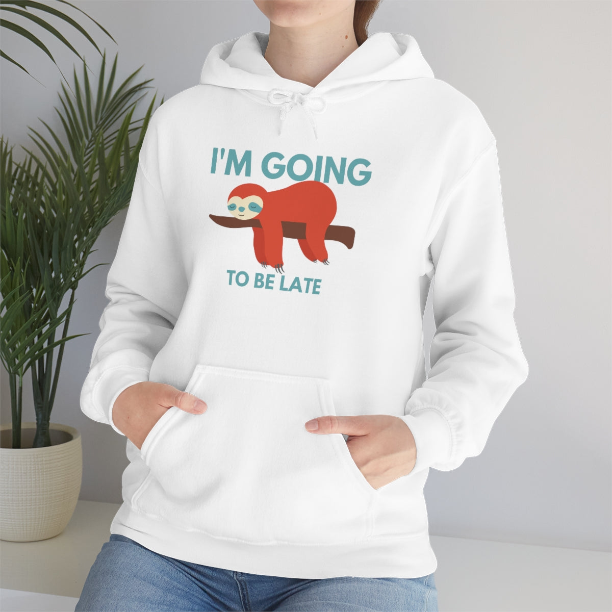 I'm Going to be Late Funny Unisex Heavy Blend™ Hoodie