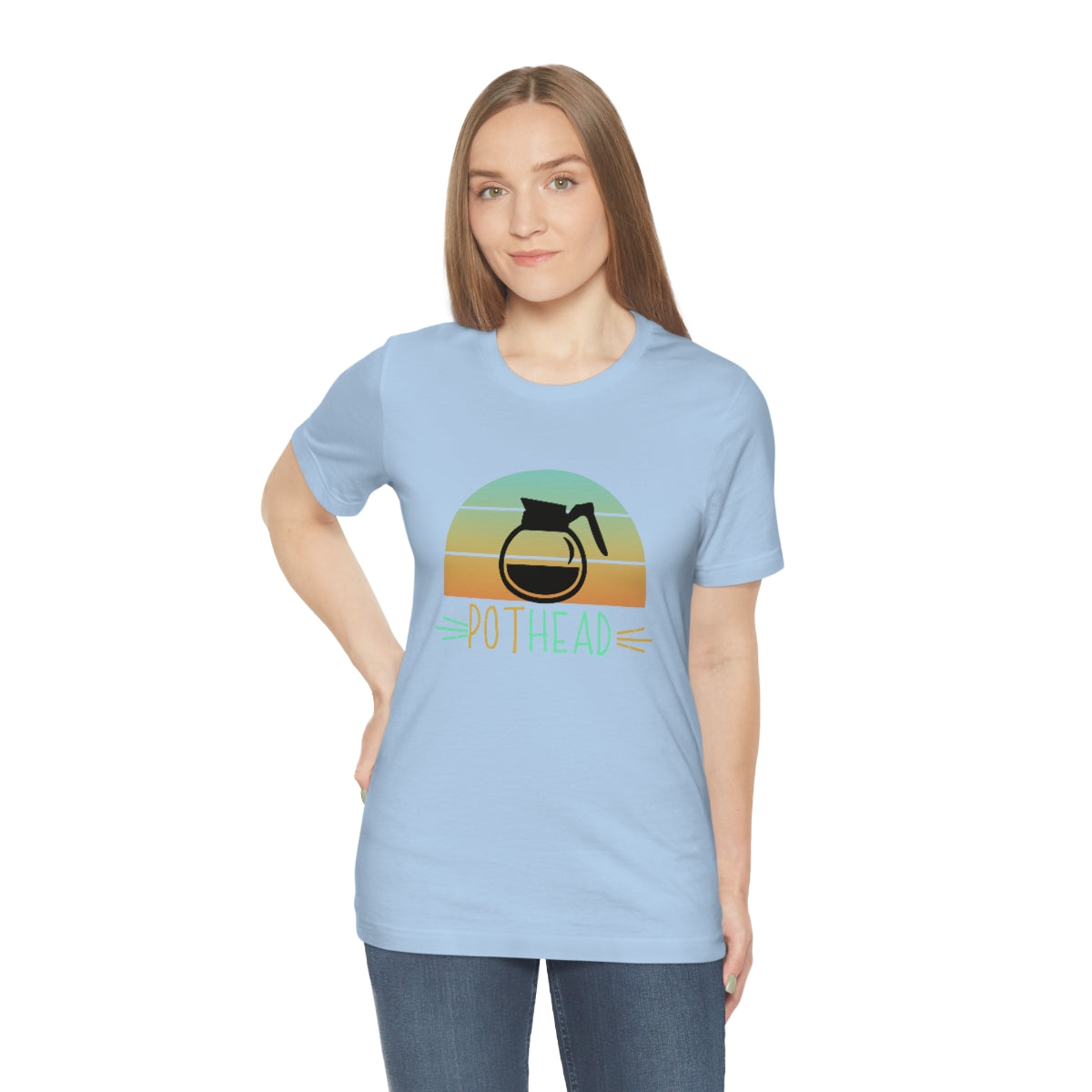 Pothead Funny Coffee Lovers Unisex Jersey Short Sleeve T-Shirt