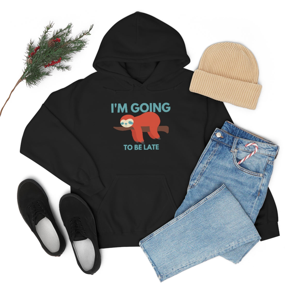 I'm Going to be Late Funny Unisex Heavy Blend™ Hoodie