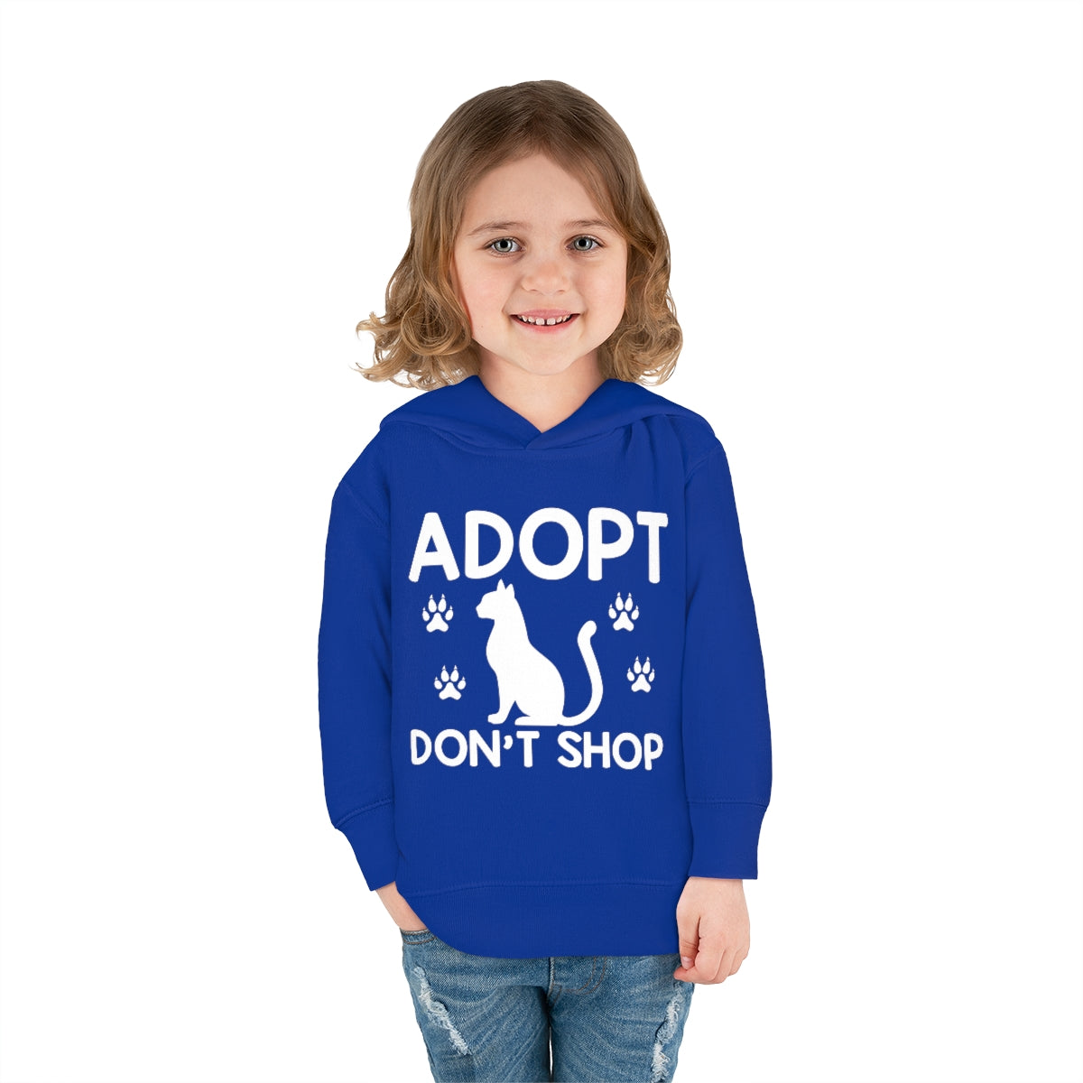 Adopt Don't Shop Toddler Pullover Fleece Hoodie