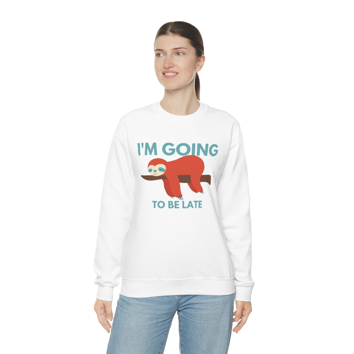 I'm Going to be Late Unisex Crew Sweatshirt