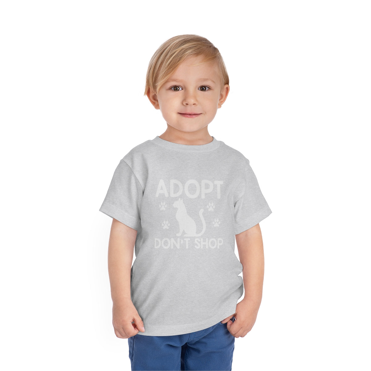 Adopt Don't Shop Toddler Short Sleeve T-Shirt