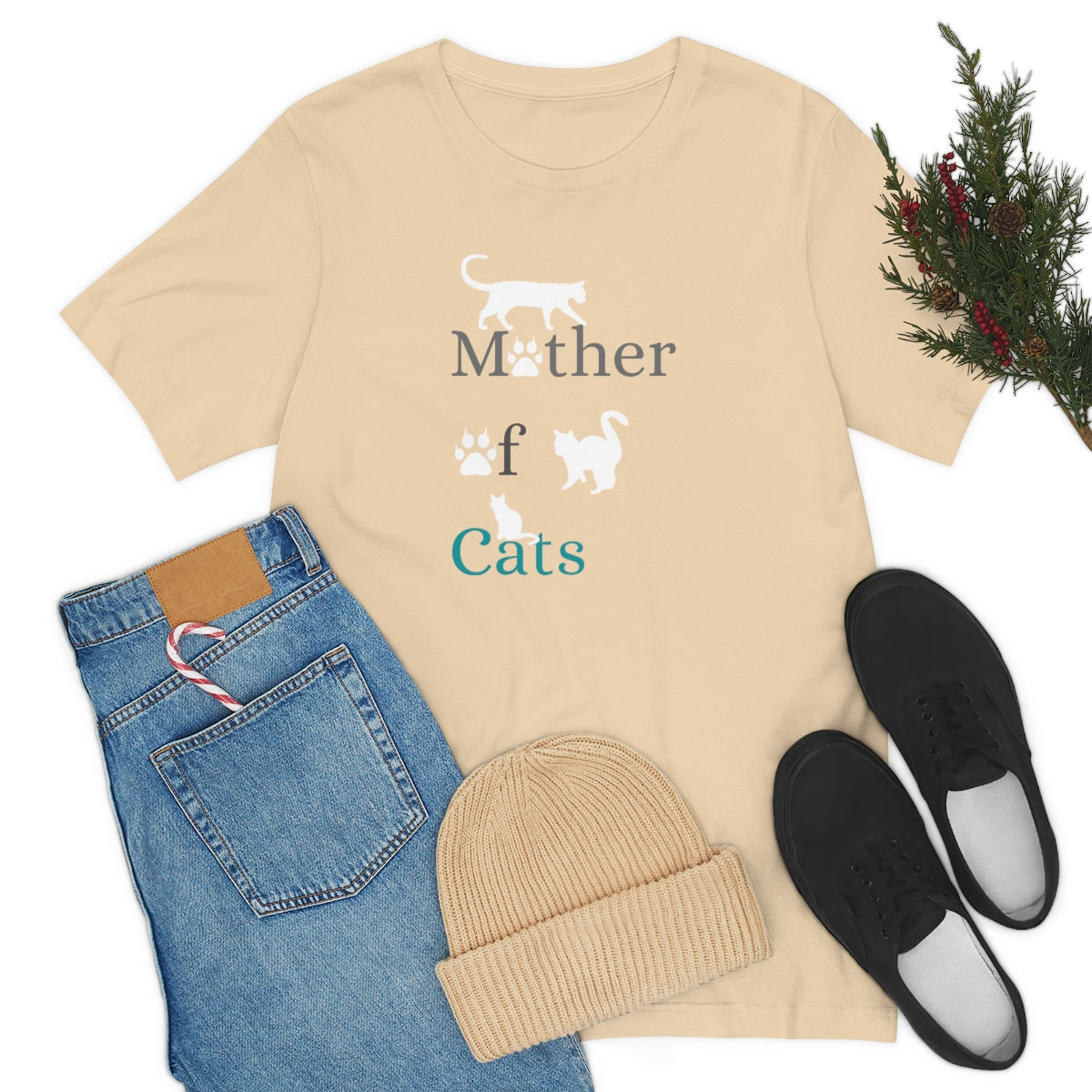 Mother of Cats Unisex Jersey Short Sleeve T-Shirt