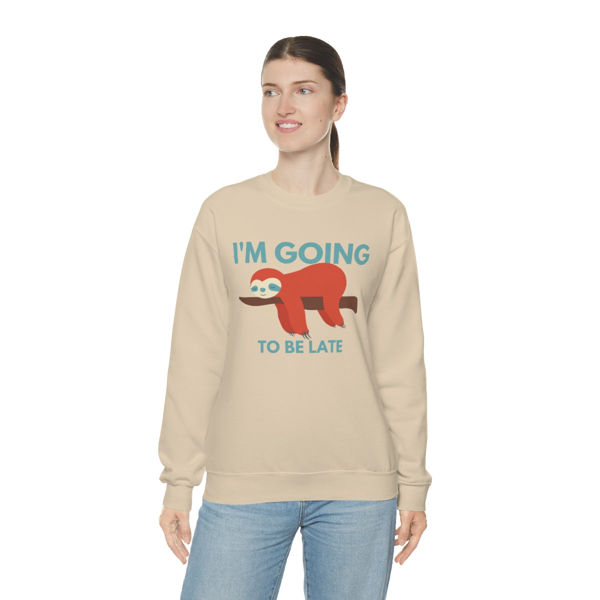 I'm Going to be Late Unisex Crew Sweatshirt