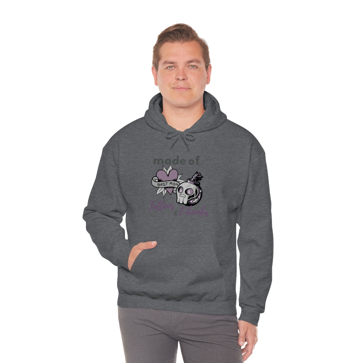 Made of Tattoos and F-bombs Unisex Heavy Blend™ Hoodie