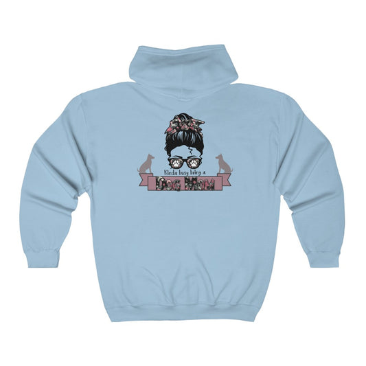 Kinda Busy Being a Dog Mom Dog Lovers Unisex Heavy Blend™ Full Zip Hoodie