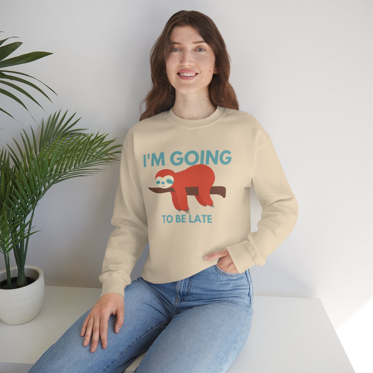 I'm Going to be Late Unisex Crew Sweatshirt