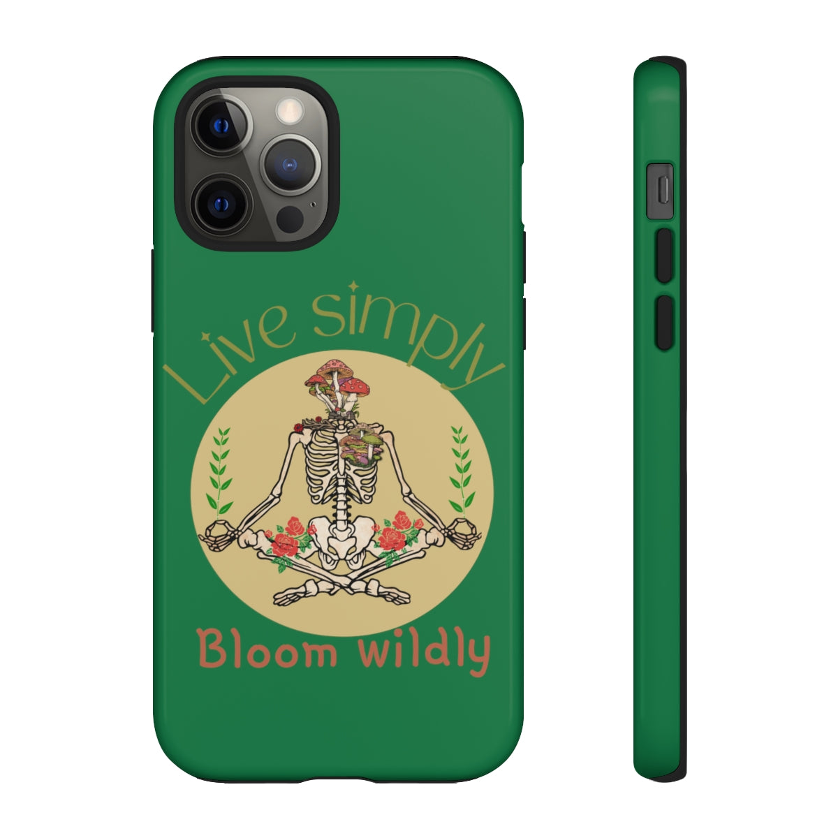 Live Simply Bloom Wildly, Nature Lovers, Gardener Gift Tough Cases