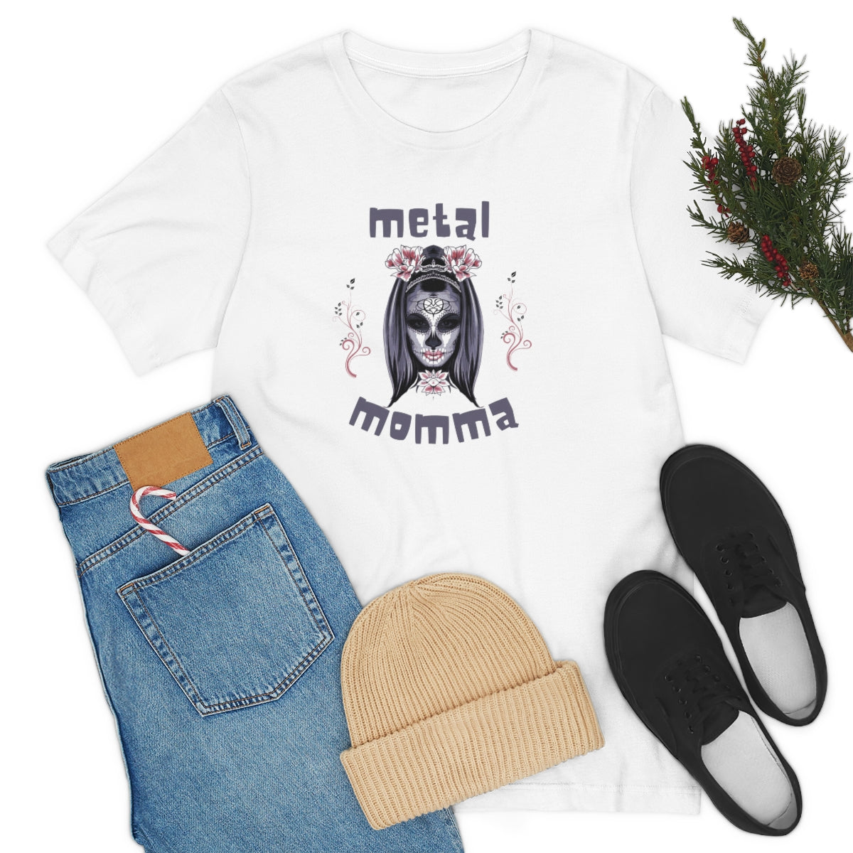 Metal Momma Mother's Day Gift Unisex Jersey Short Sleeve T-Shirt