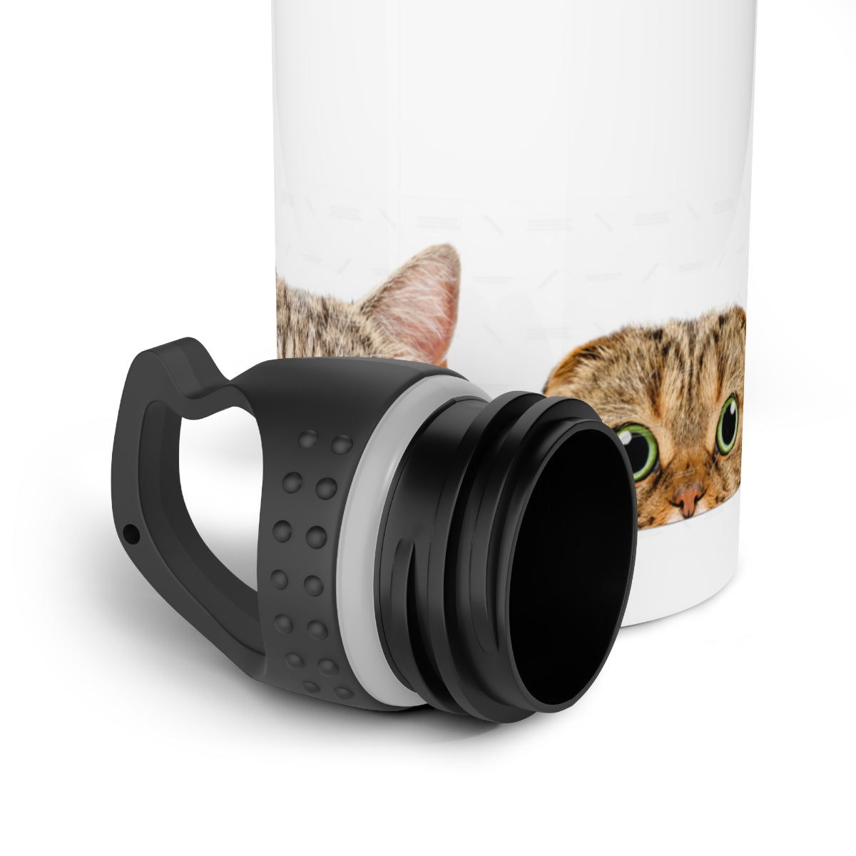 Peekaboo Kitty Stainless Steel Water Bottle