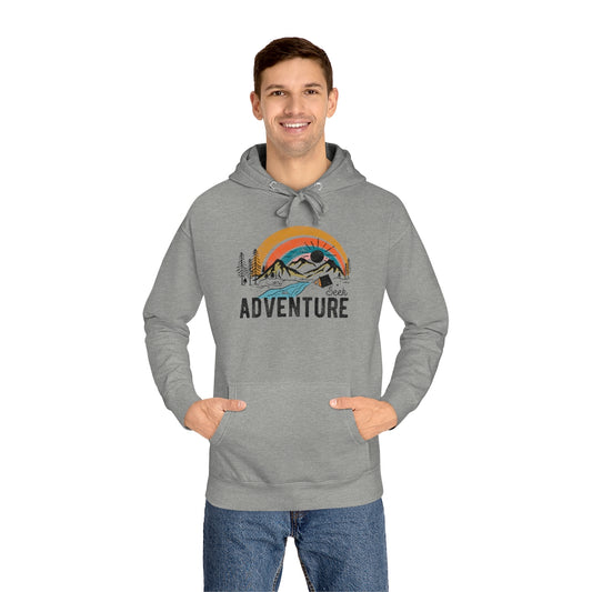 Seek Adventure Hiking Camping Lovers Premium Unisex Fleece Hoodie