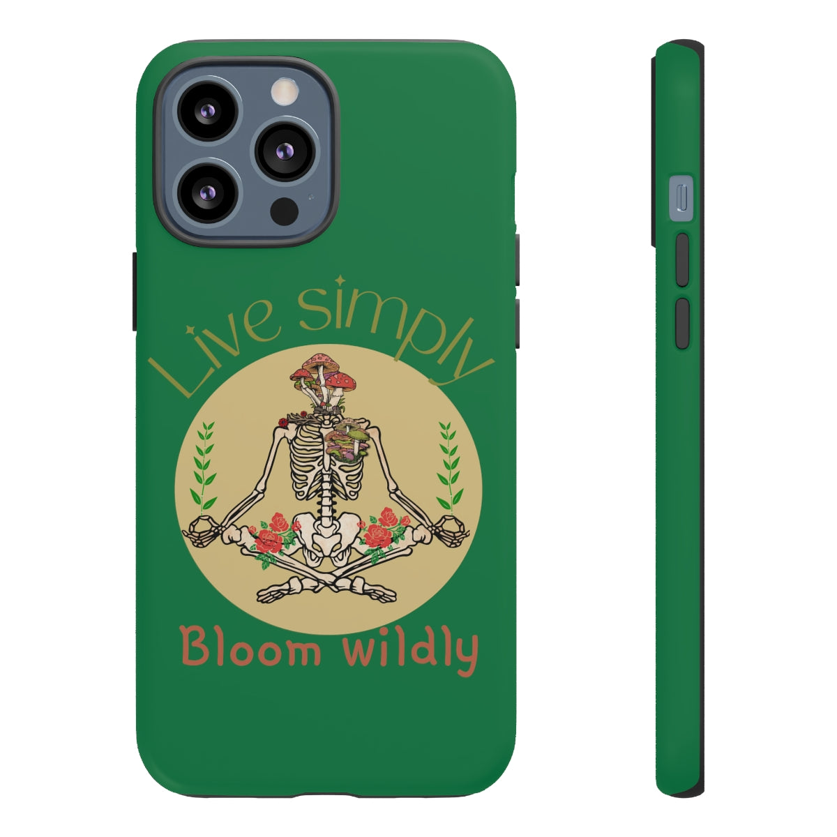 Live Simply Bloom Wildly, Nature Lovers, Gardener Gift Tough Cases