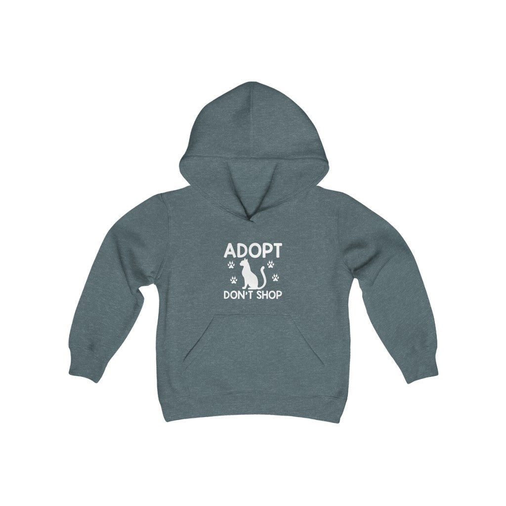 Adopt Don't Shop Youth Heavy Blend Hoodie