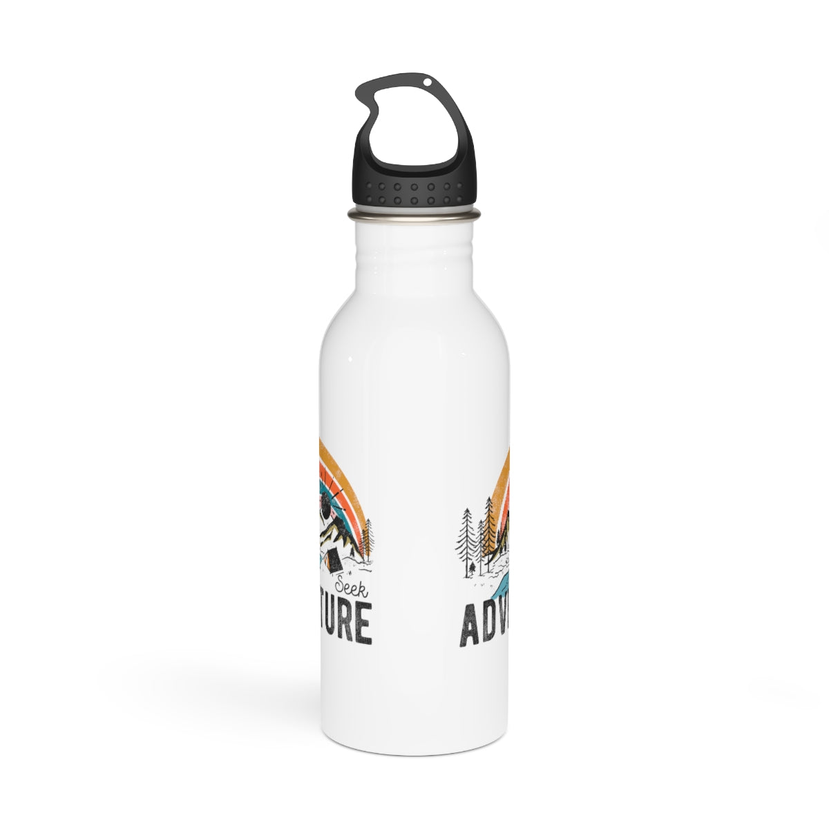 Seek Adventure Hiking Camping Lovers Stainless Steel Water Bottle