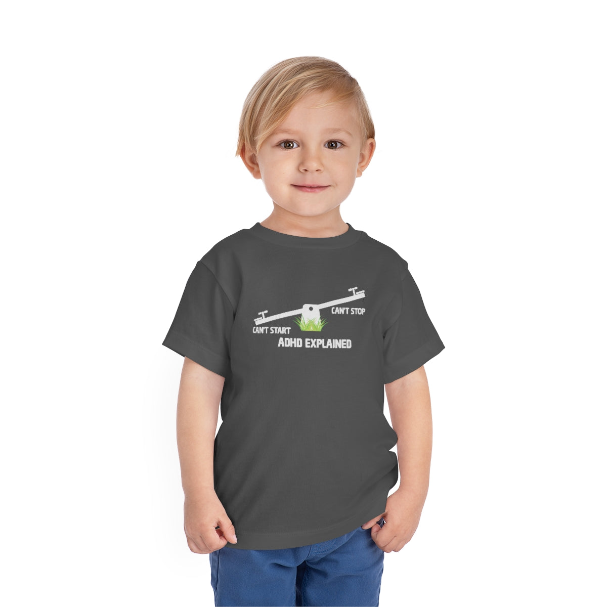 ADHD Explained Toddler Short Sleeve T-Shirt