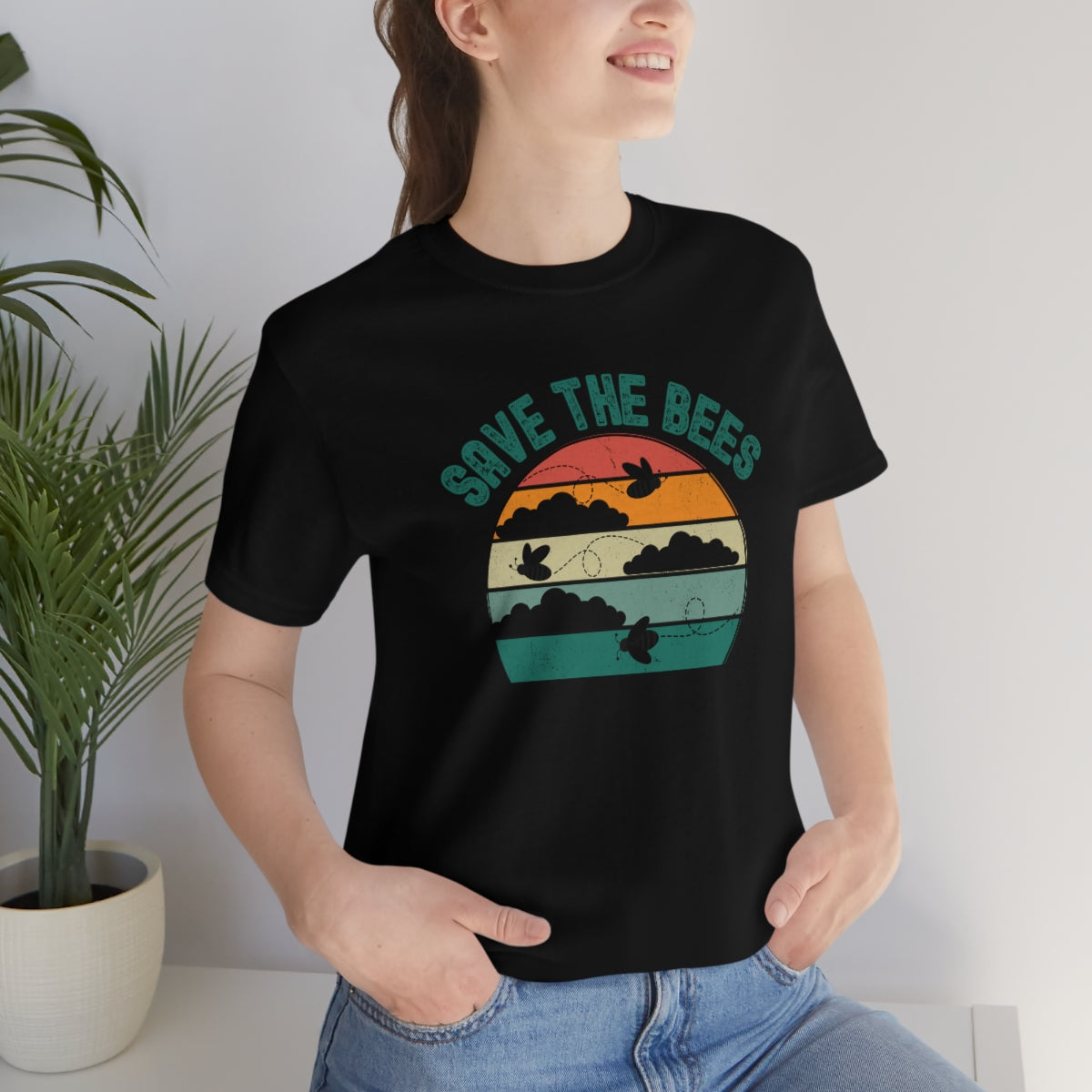 Save the Bees Unisex Jersey Short Sleeve T-Shirt