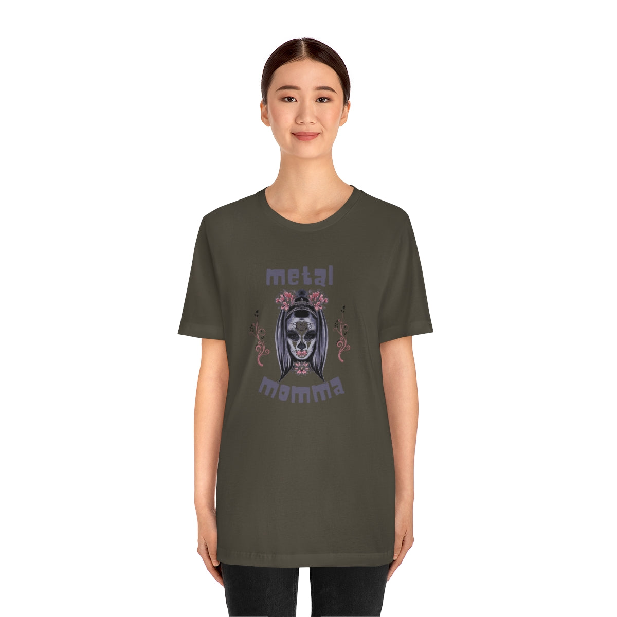 Metal Momma Mother's Day Gift Unisex Jersey Short Sleeve T-Shirt