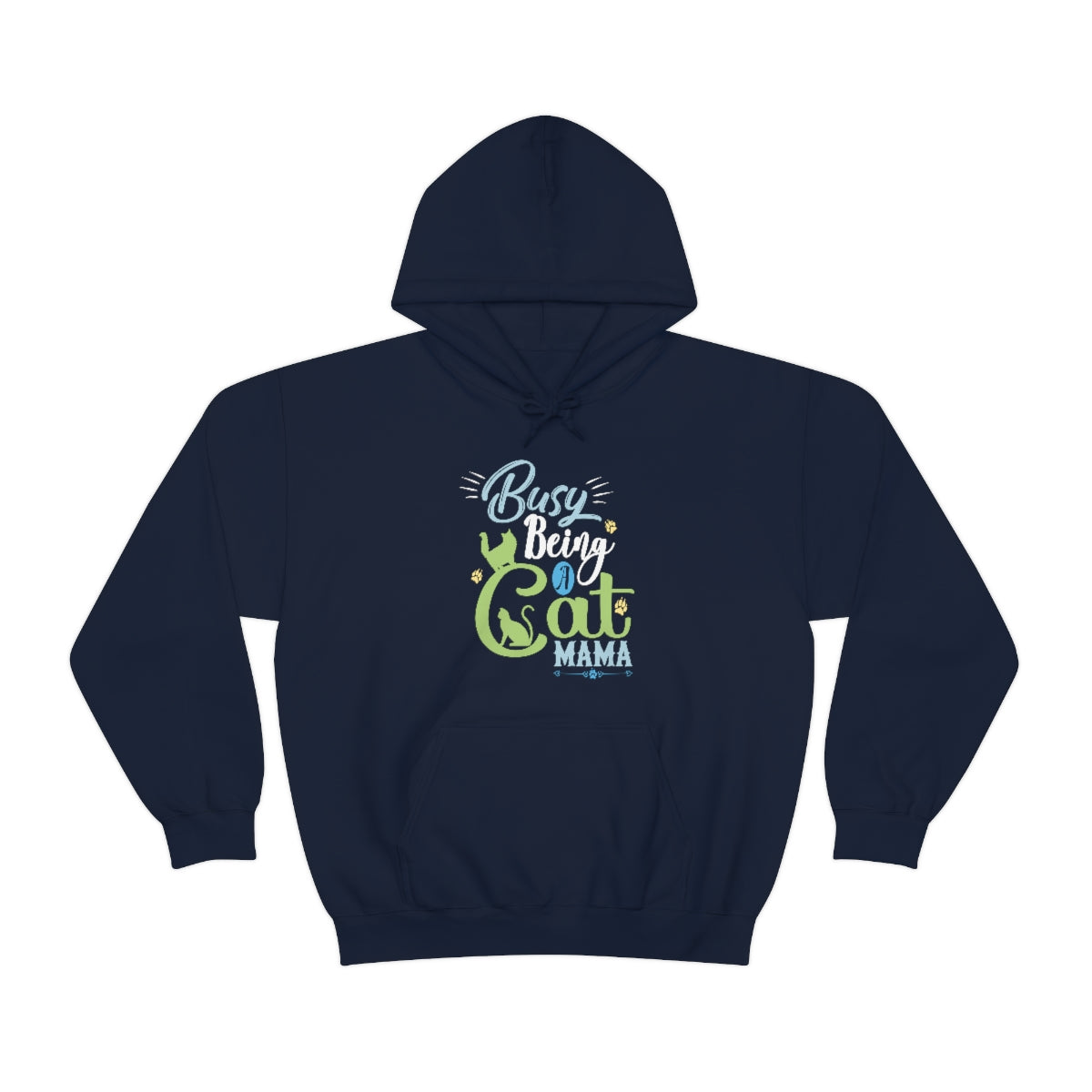 Busy Being a Cat Mama Unisex Heavy Blend™ Hoodie