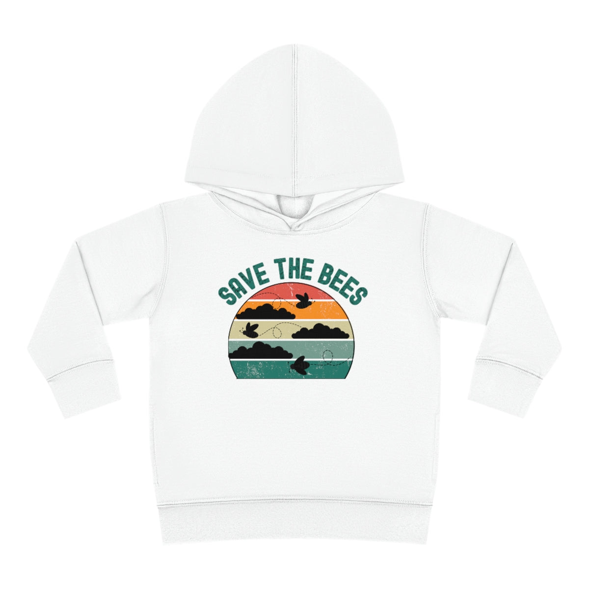 Save the Bees Toddler Pullover Fleece Hoodie