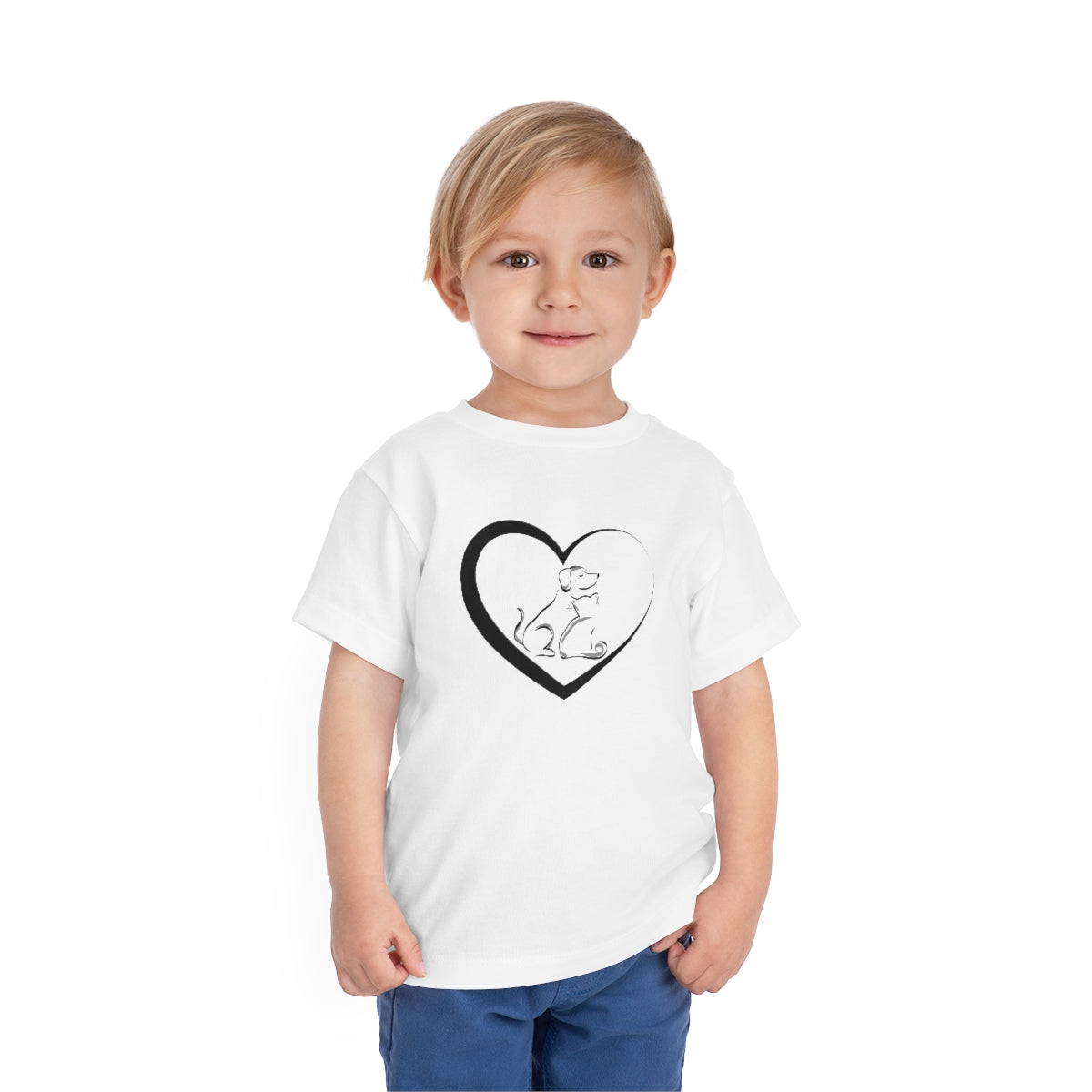 Best Friends Pet Lover Toddler Short Sleeve T-Shirt