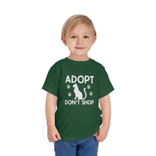 Adopt Don't Shop Toddler Short Sleeve T-Shirt