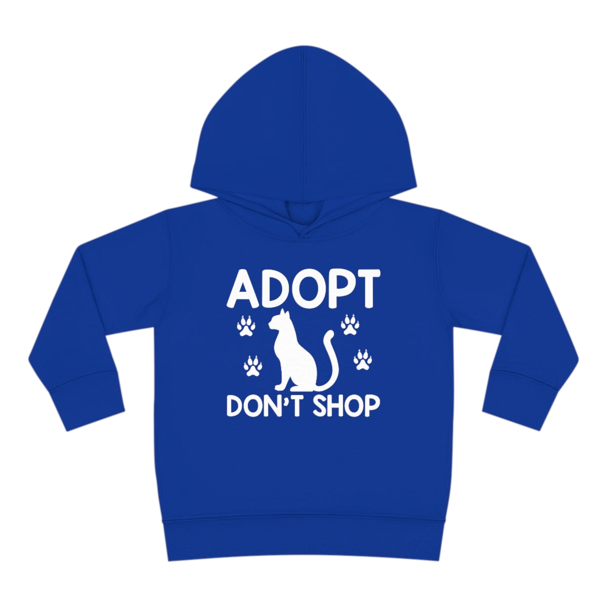 Adopt Don't Shop Toddler Pullover Fleece Hoodie