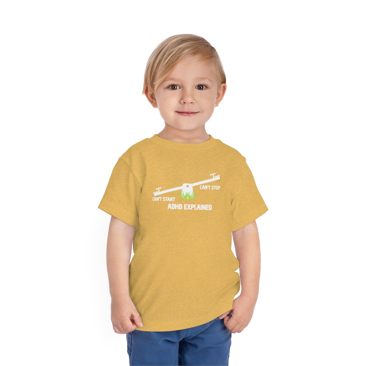 ADHD Explained Toddler Short Sleeve T-Shirt