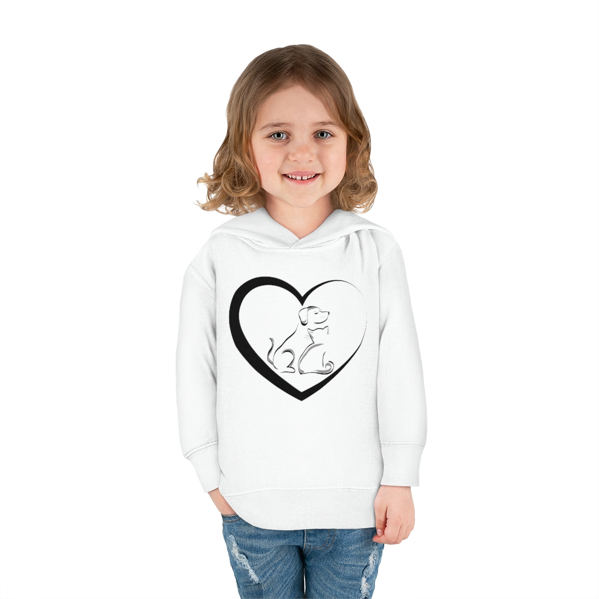 Best Friends Pet Lovers Toddler Pullover Fleece Hoodie