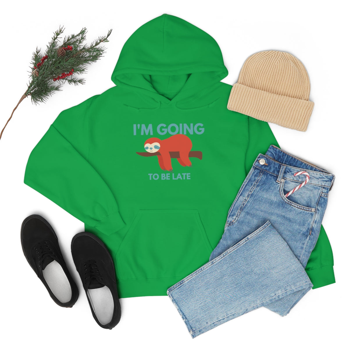 I'm Going to be Late Funny Unisex Heavy Blend™ Hoodie