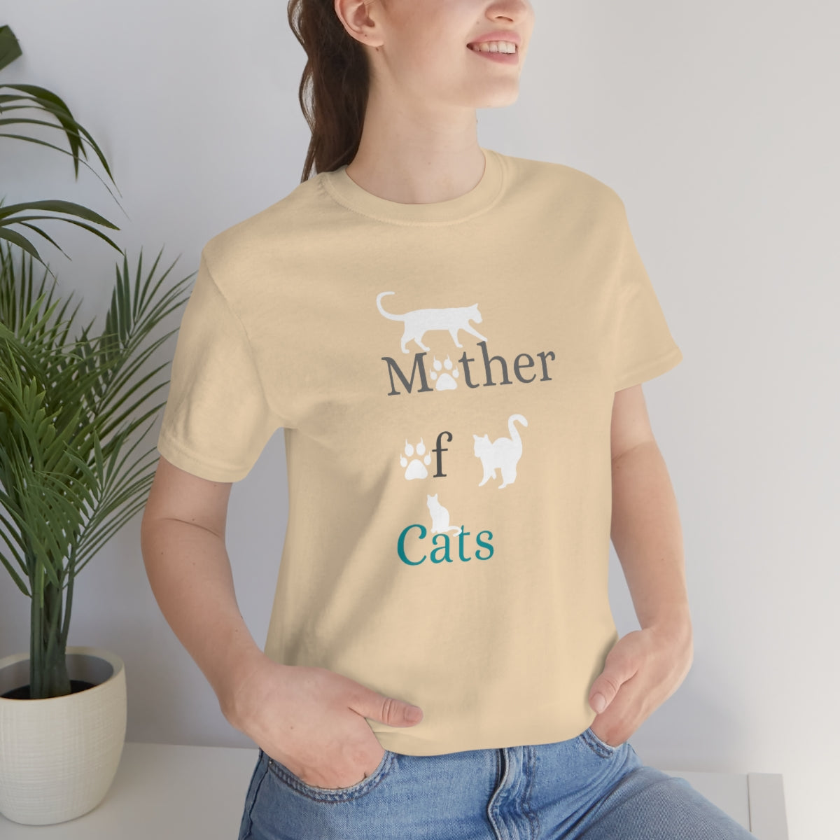 Mother of Cats Unisex Jersey Short Sleeve T-Shirt