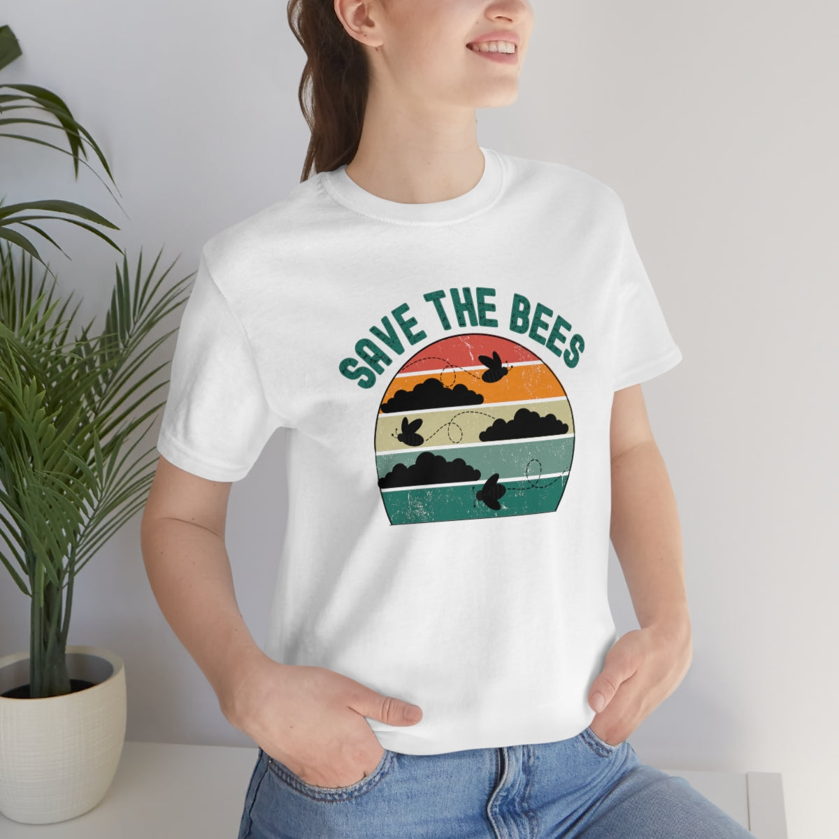 Save the Bees Unisex Jersey Short Sleeve T-Shirt