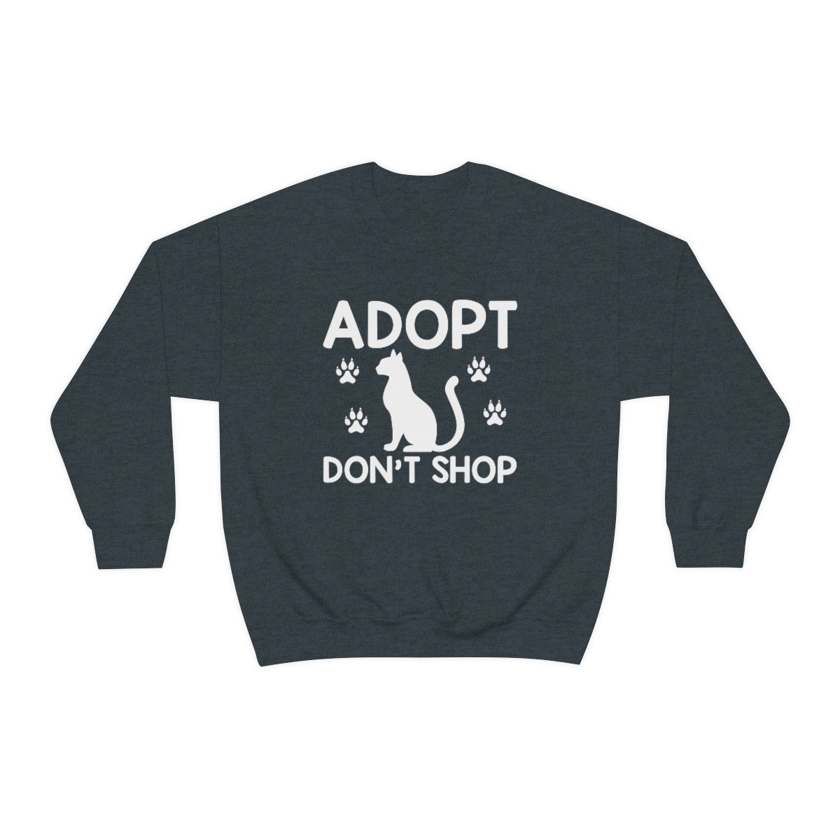 Adopt Don't Shop Animal Rescue Advocate Unisex Crew Sweatshirt