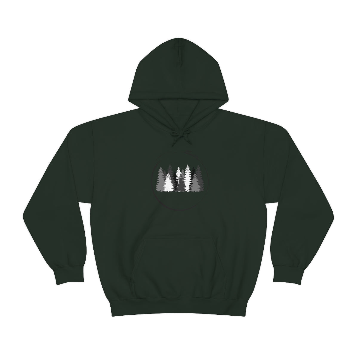 Pine Trees Hiking Camping Unisex Heavy Blend™ Hoodie