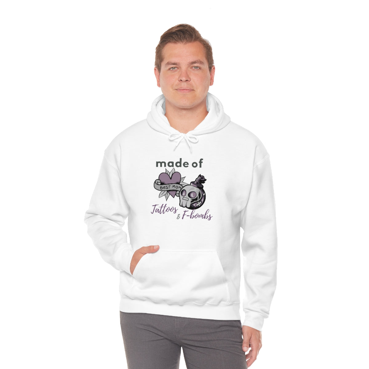 Made of Tattoos and F-bombs Unisex Heavy Blend™ Hoodie