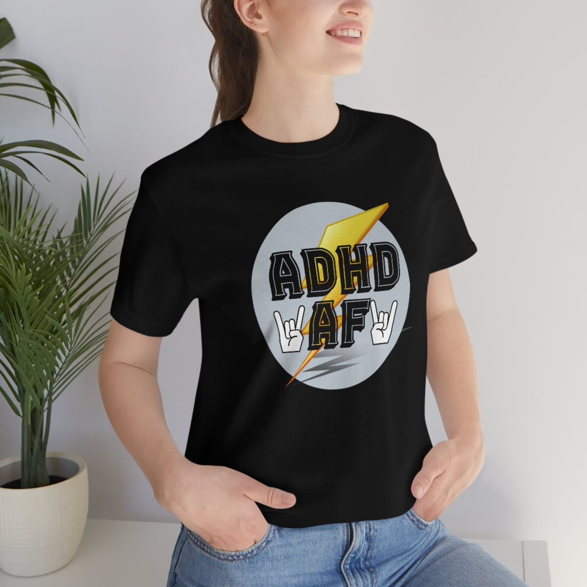 ADHD AF Unisex Jersey Short Sleeve T-Shirt