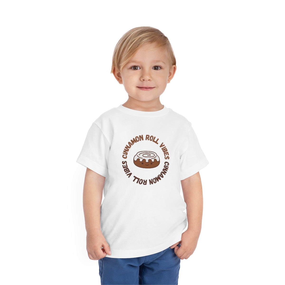 Cinnamon Roll Vibes Cute Toddler T-shirt