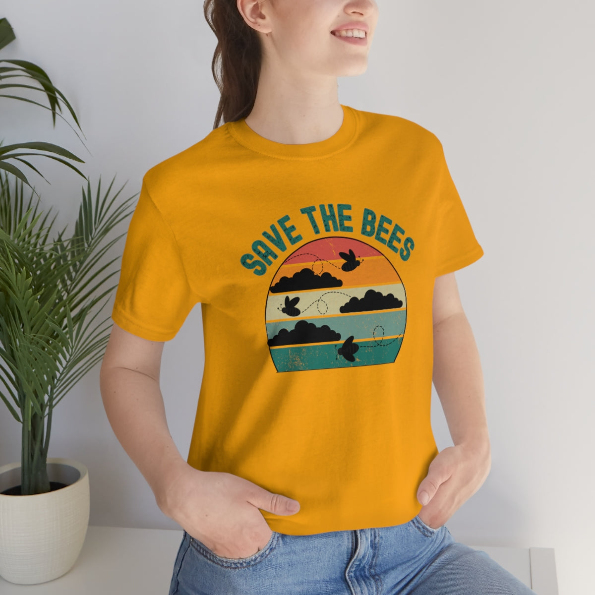 Save the Bees Unisex Jersey Short Sleeve T-Shirt