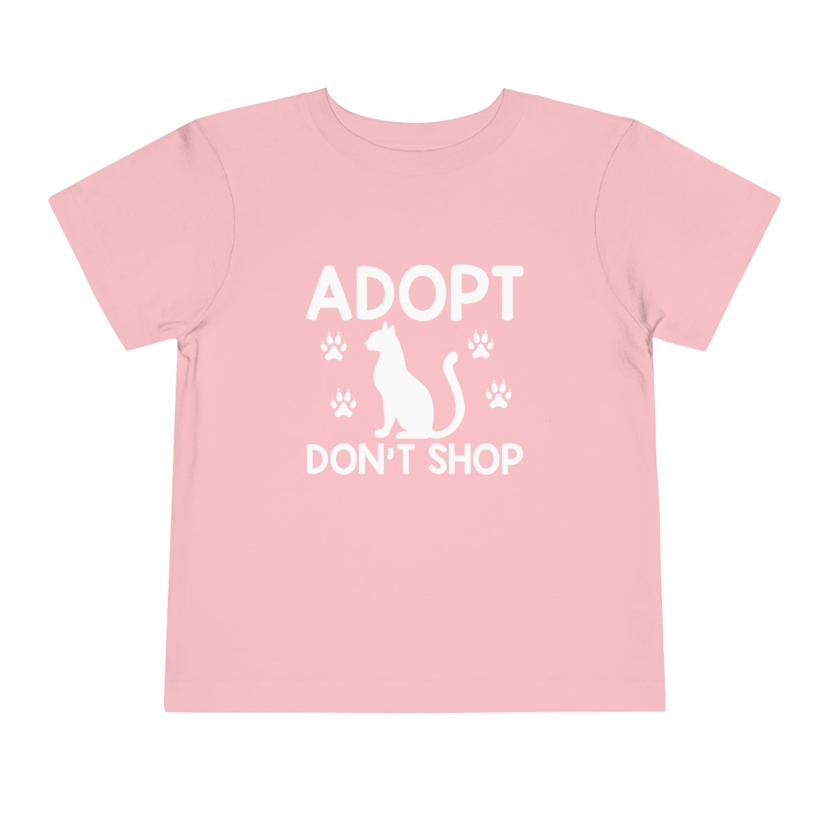 Adopt Don't Shop Toddler Short Sleeve T-Shirt