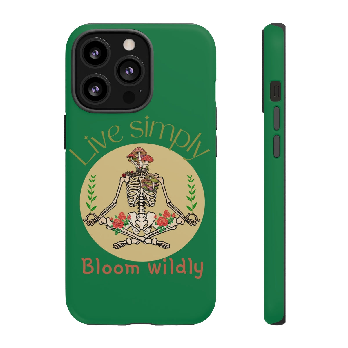 Live Simply Bloom Wildly, Nature Lovers, Gardener Gift Tough Cases