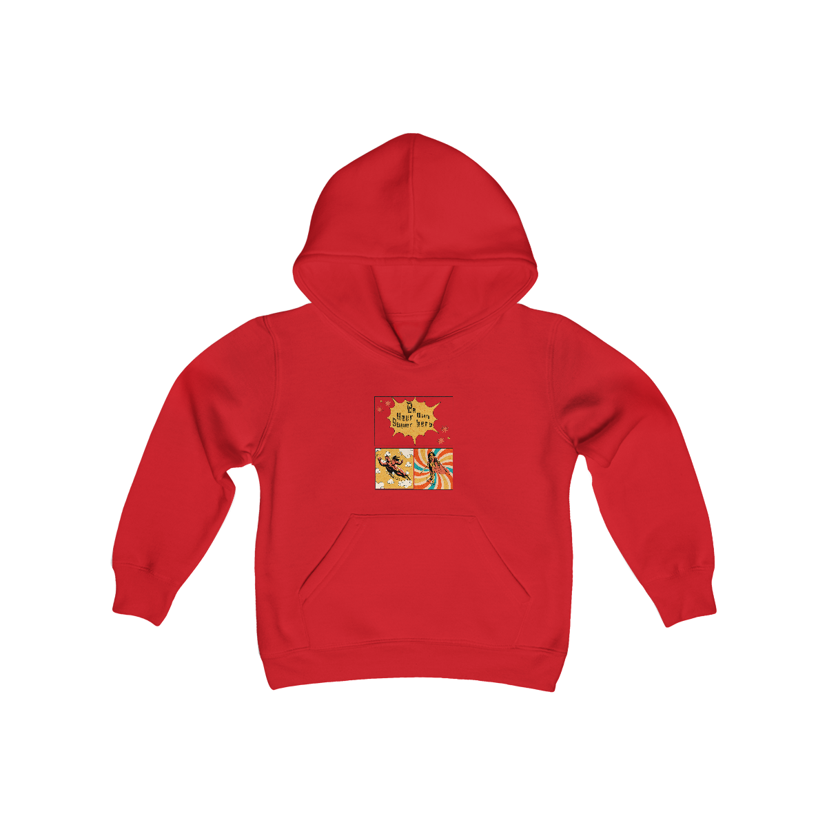 Be Your Own Super Hero Youth Heavy Blend Hoodie