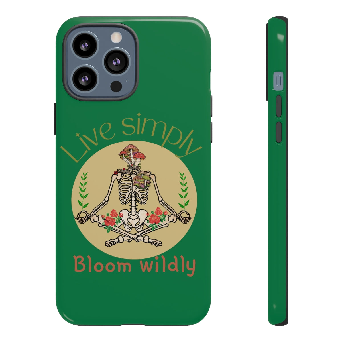 Live Simply Bloom Wildly, Nature Lovers, Gardener Gift Tough Cases