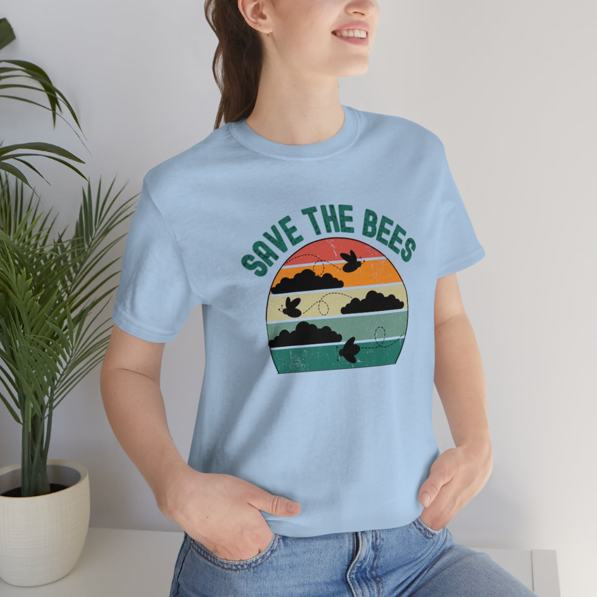 Save the Bees Unisex Jersey Short Sleeve T-Shirt