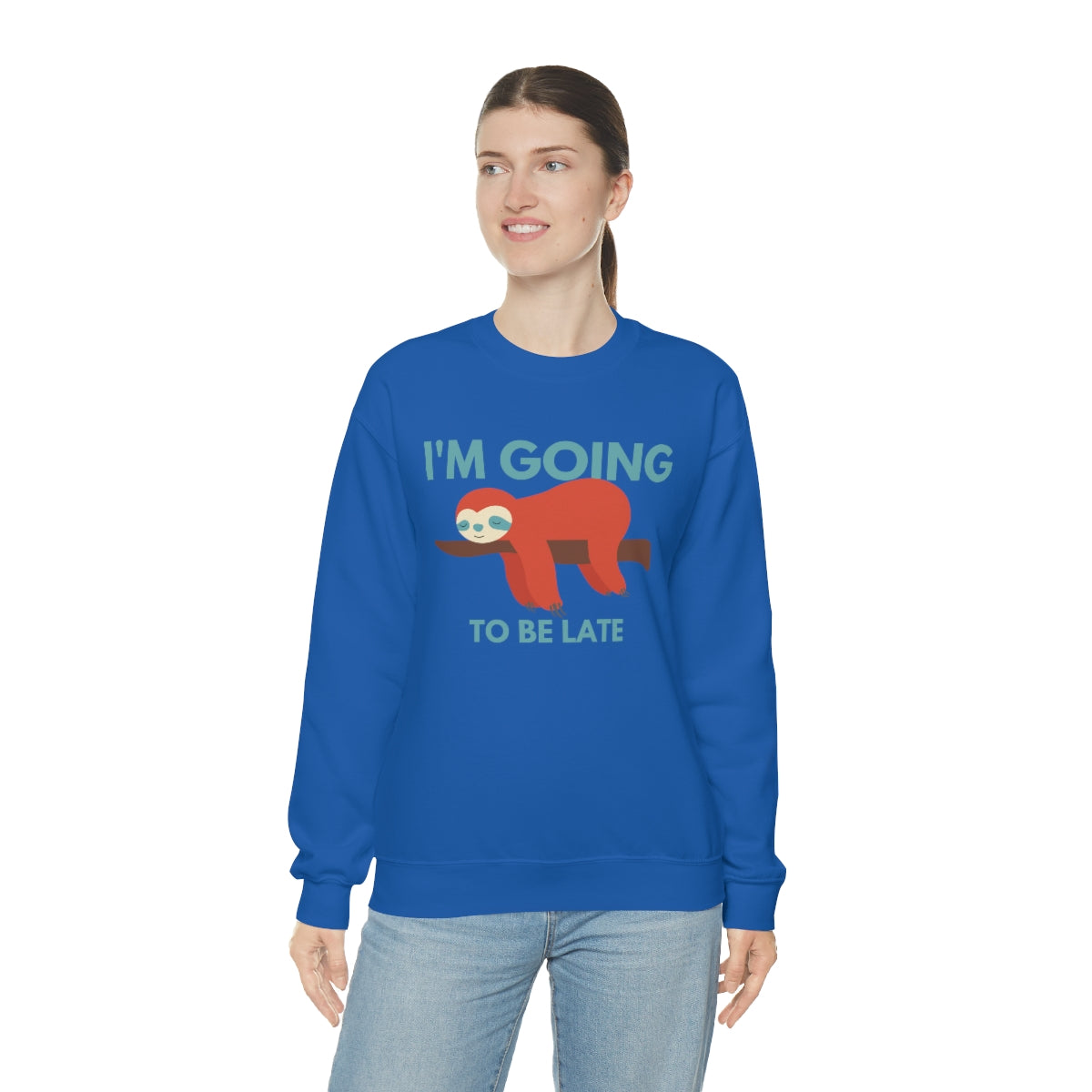 I'm Going to be Late Unisex Crew Sweatshirt