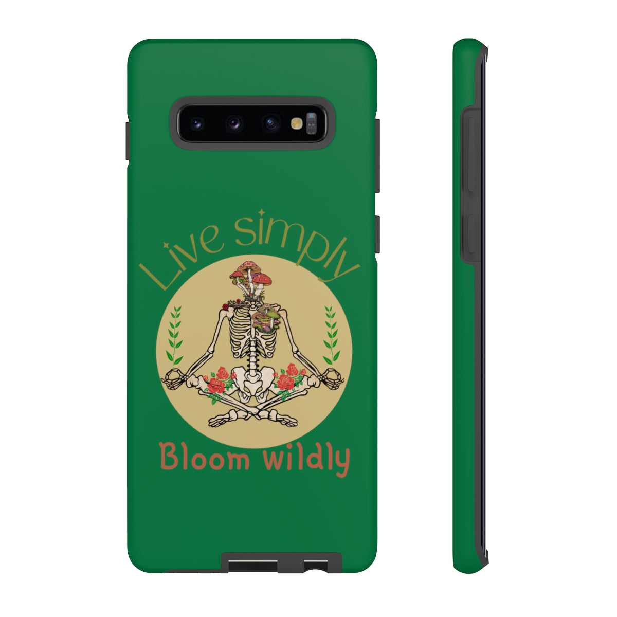 Live Simply Bloom Wildly, Nature Lovers, Gardener Gift Tough Cases