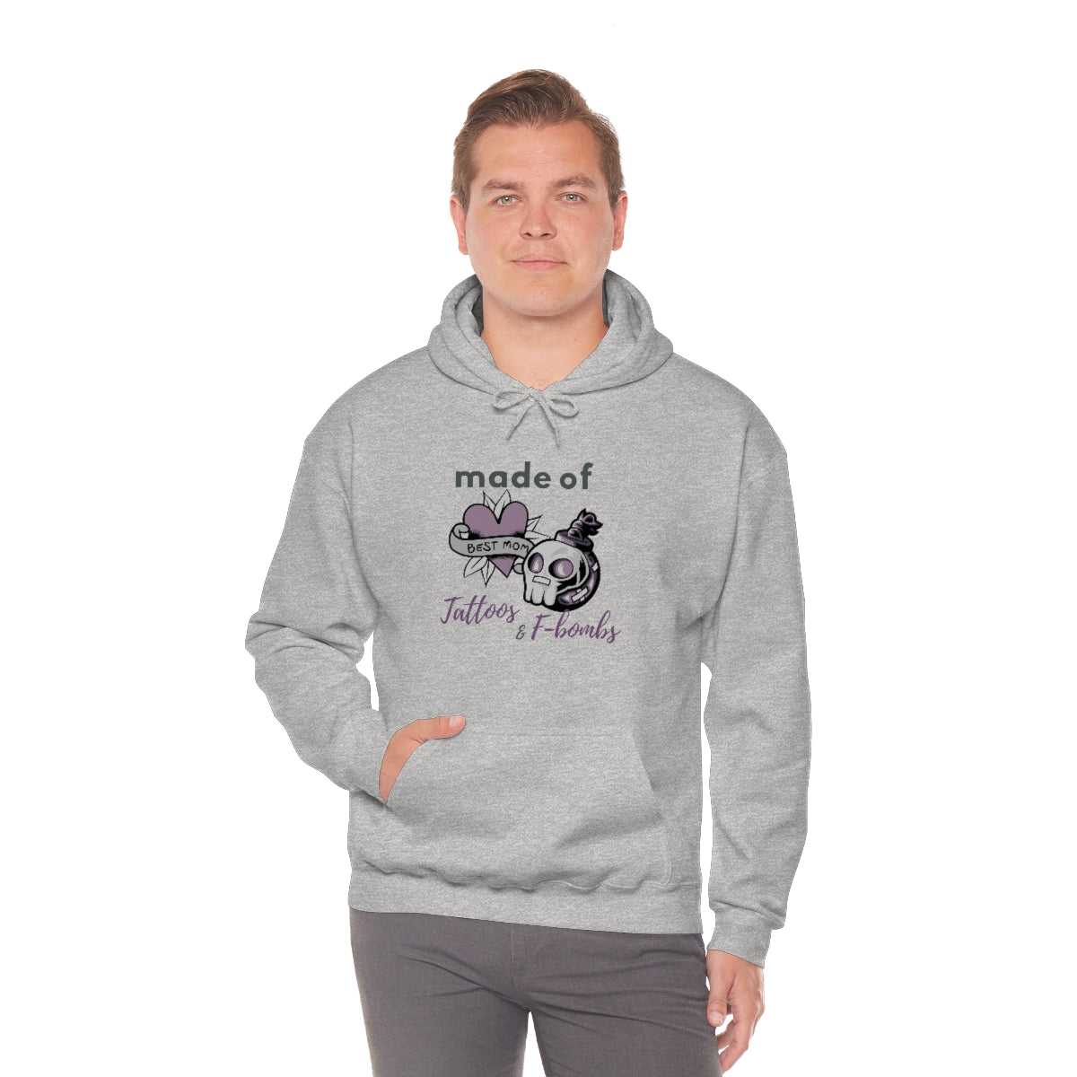 Made of Tattoos and F-bombs Unisex Heavy Blend™ Hoodie